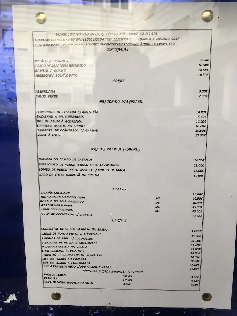 Menu_A Travessa do Rio_Benfica_imagen_4