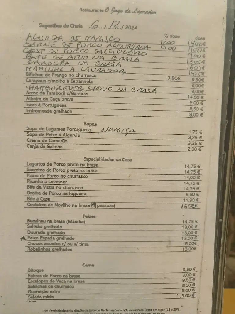 Menu_Jugo do Lavrador_Benfica_immagine_1