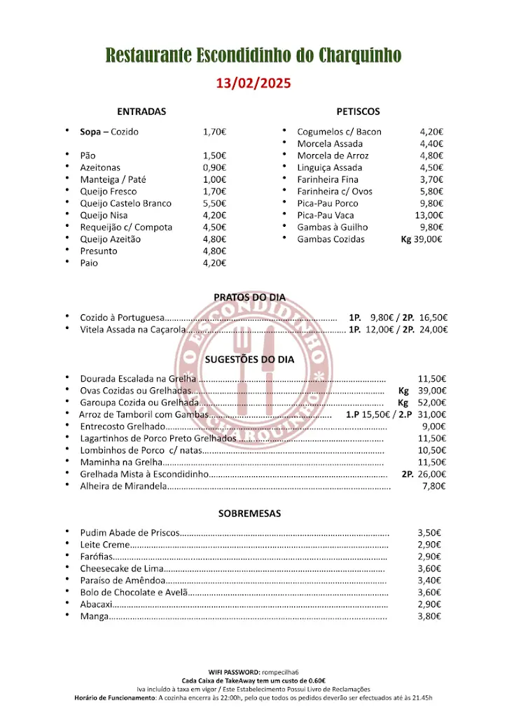 Menu_Escondidinho do Charquinho_Benfica_imagen_1