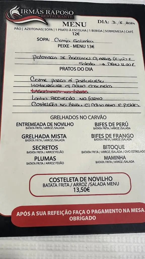 Menu_Irmãs Raposo_Camarate_immagine_1