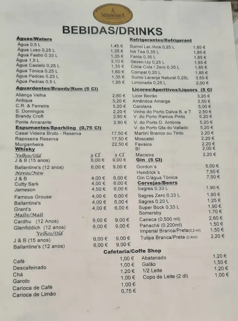 Menu_A Valenciana restaurant_Campolide_immagine_2