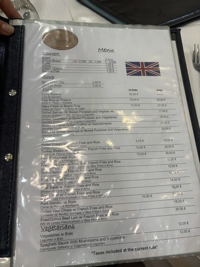 Menu_A Valenciana restaurant_Campolide_immagine_3