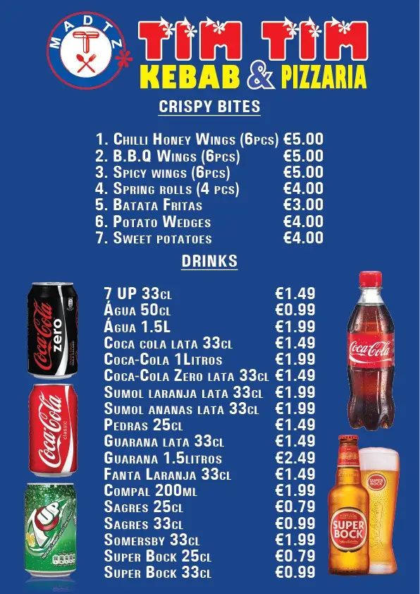 Menu_Tim Tim Kebab & Pizzaria_Brandoa_imagen_1