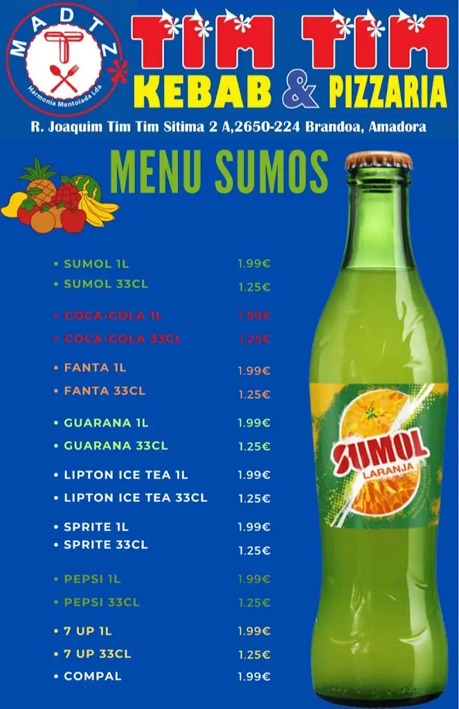 Menu_Tim Tim Kebab & Pizzaria_Brandoa_imagen_2