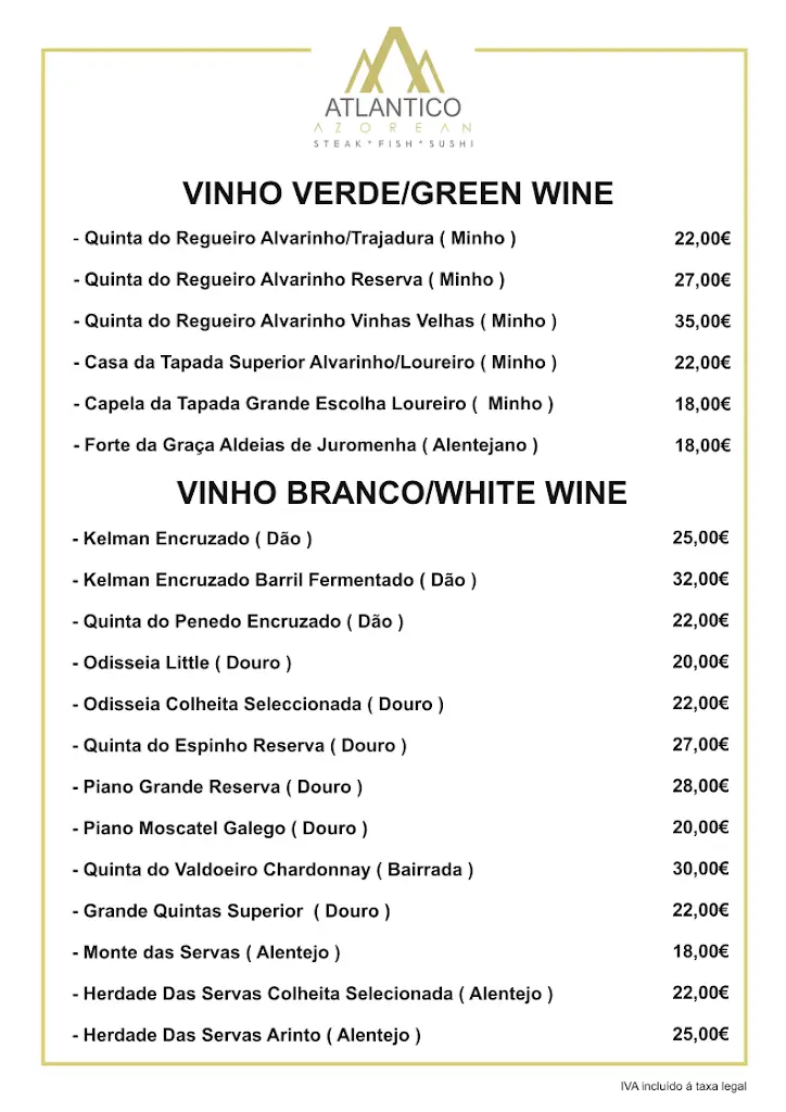 Menu_Atlântico Azorean Restaurant_Vila Franca do Campo_immagine_4