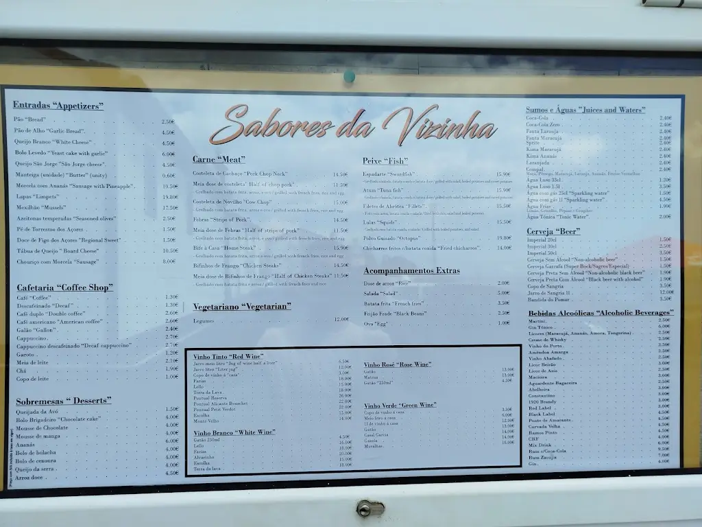 Menu_Sabores da Vizinha_Vila Franca do Campo_immagine_2
