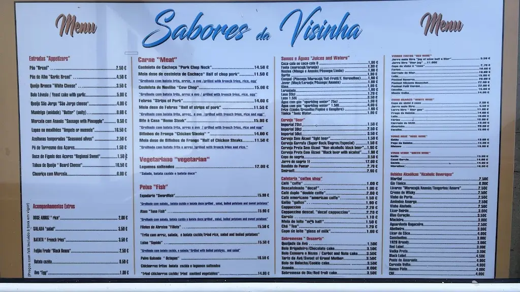 Menu_Sabores da Vizinha_Vila Franca do Campo_immagine_4