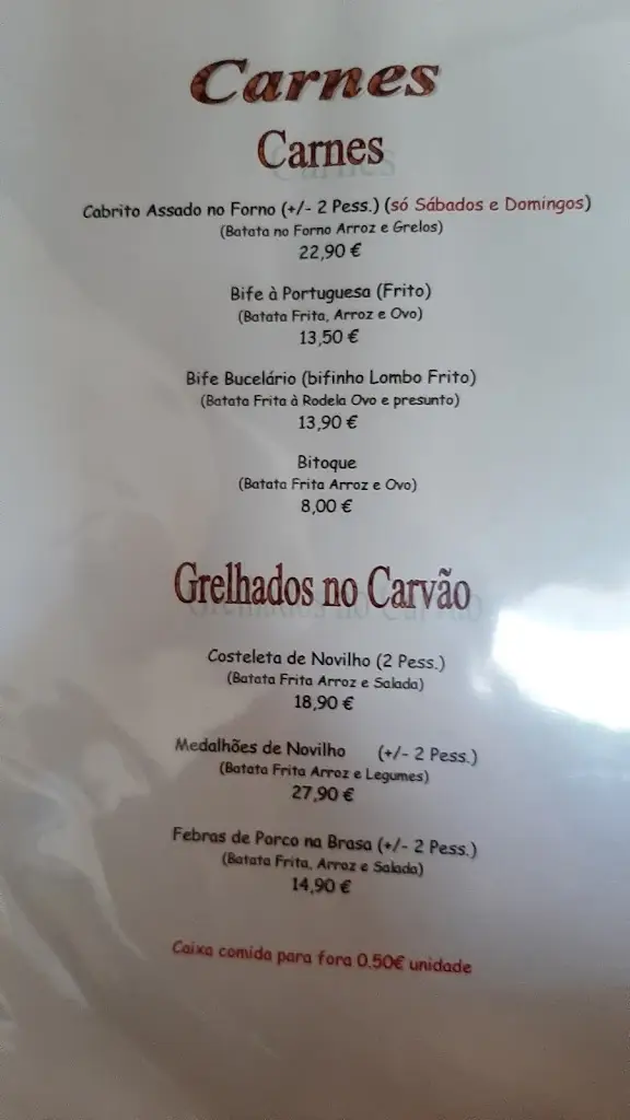 Menu_Barrete Saloio_Bucelas_immagine_3