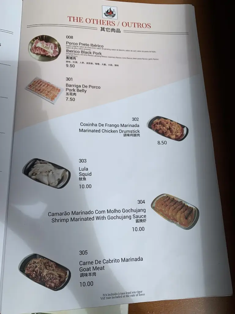 Menu_Han Table Barbecue Azores_Arrifes_immagine_2