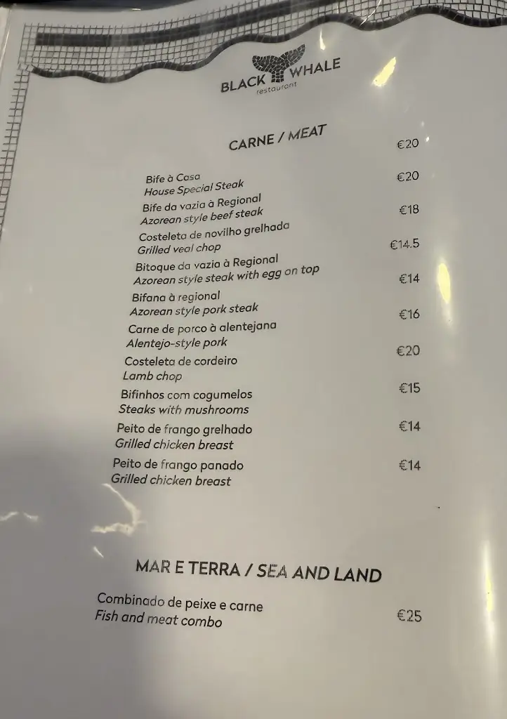 Menu_Black Whale Restaurant_Vila Franca do Campo_image_3