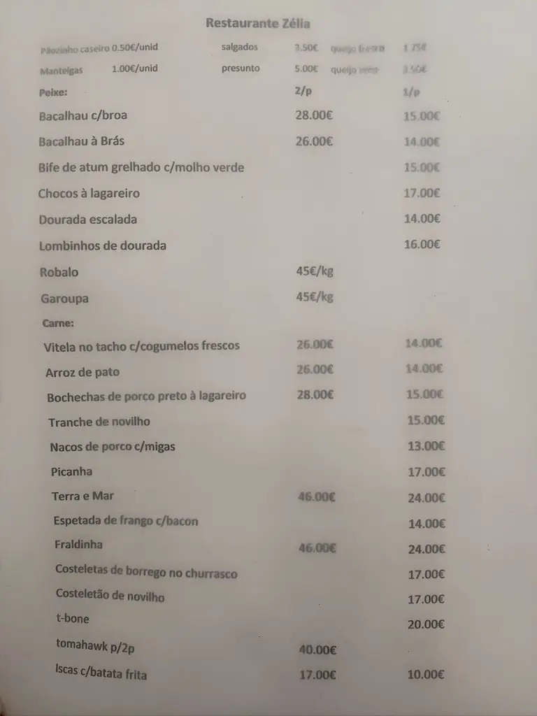 Menu_Zelia Restaurant_Cadaval_immagine_1