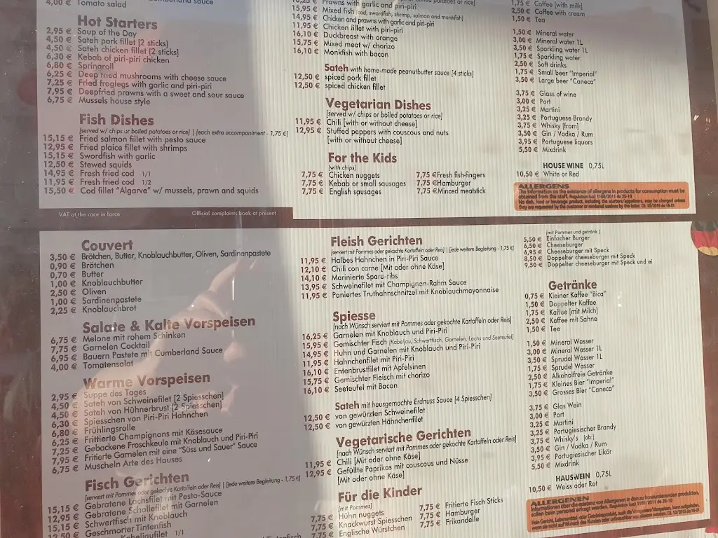 Menu_Happy's Restaurant_Carvoeira_immagine_3