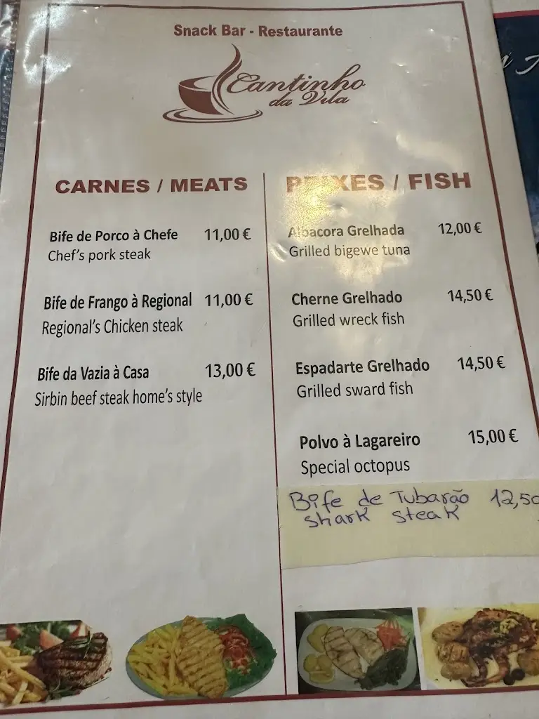 Menu_Cantinho da Vila_Vila Franca do Campo_image_1