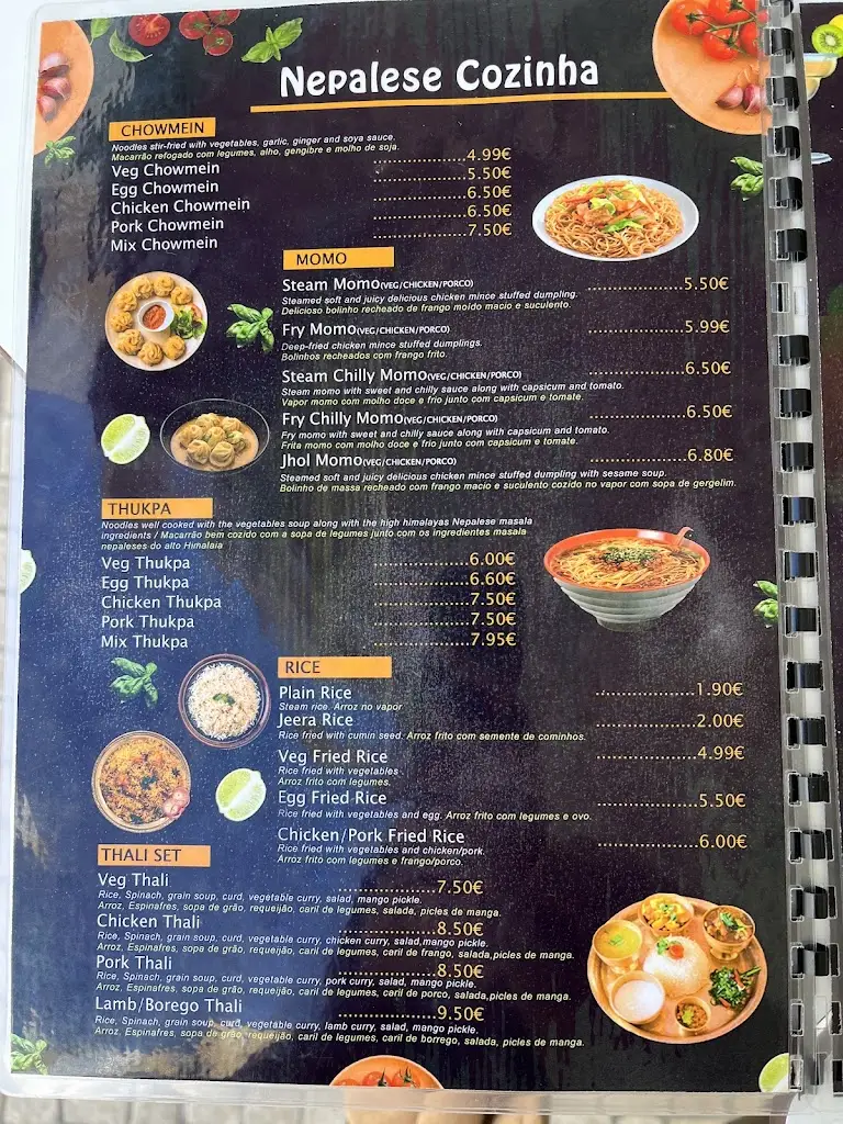 Menu_Cozy - Nepali Restaurant_Carmões_immagine_3