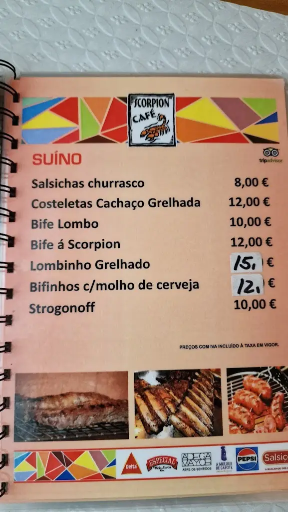 Menu_Scorpion Café_Vila Franca do Campo_immagine_1