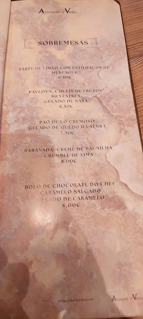 Menu_Restaurante Armazém d'Vinho - Carnaxide_Carnaxide_immagine_1