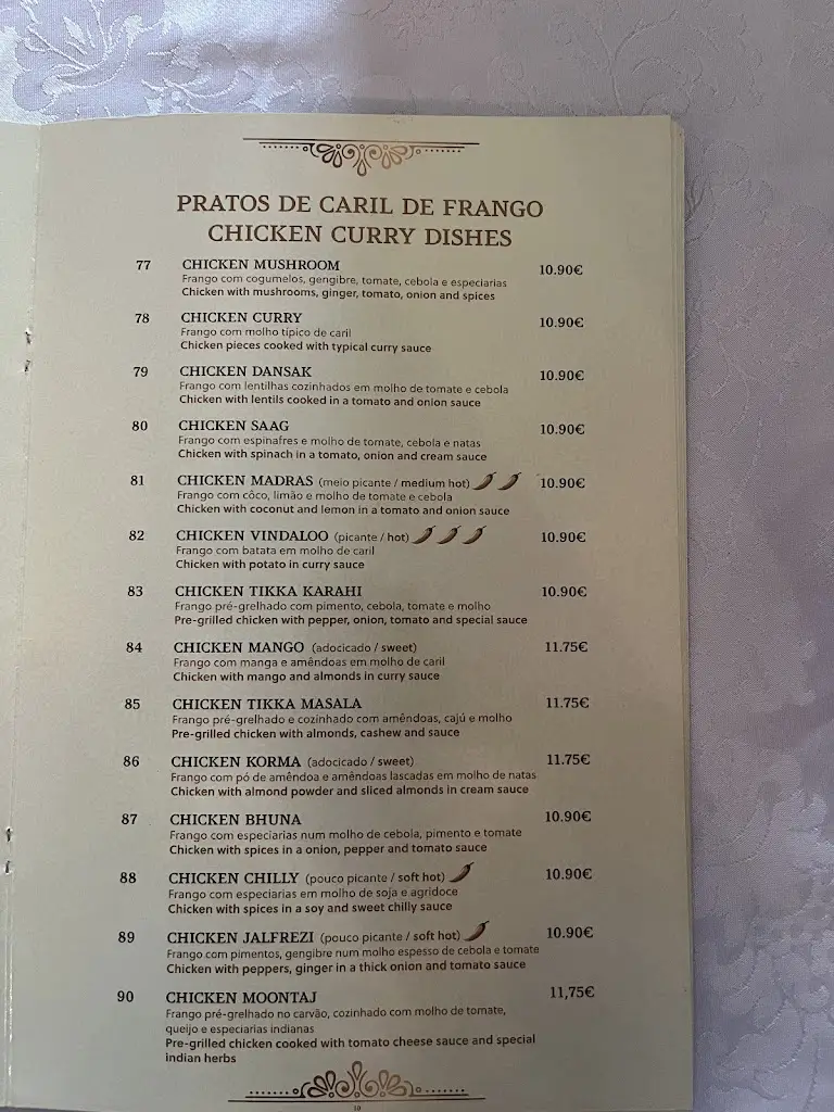 Menu_Indian Grace_Carnaxide_immagine_1