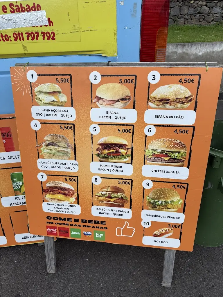 Menu_Come Bebe Food Stand_Vila Franca do Campo_immagine_1
