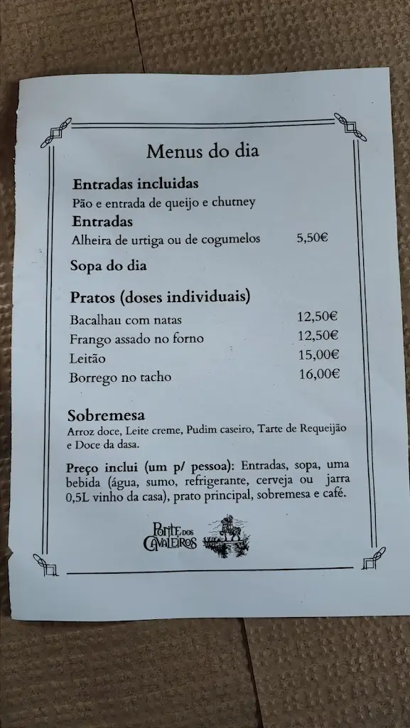 Menu_Ponte dos Cavaleiros_Cativelos_immagine_1