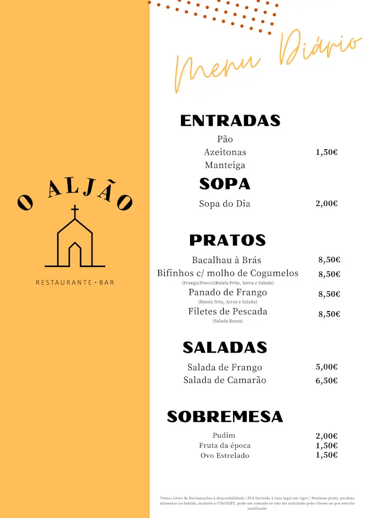 Menu_O Aljão Restaurante_Cativelos_immagine_4