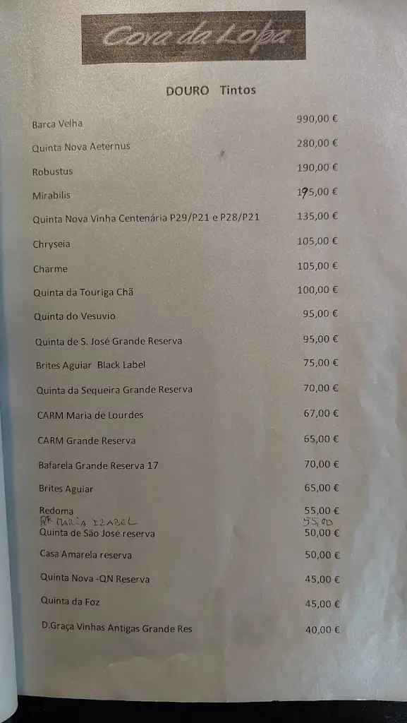 Menu_Cova da Loba_Celorico da Beira_immagine_1