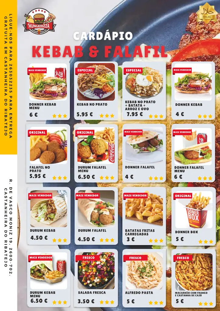 Menu_HUNGERIZZA DE RESTAURANT_Castanheira_immagine_2