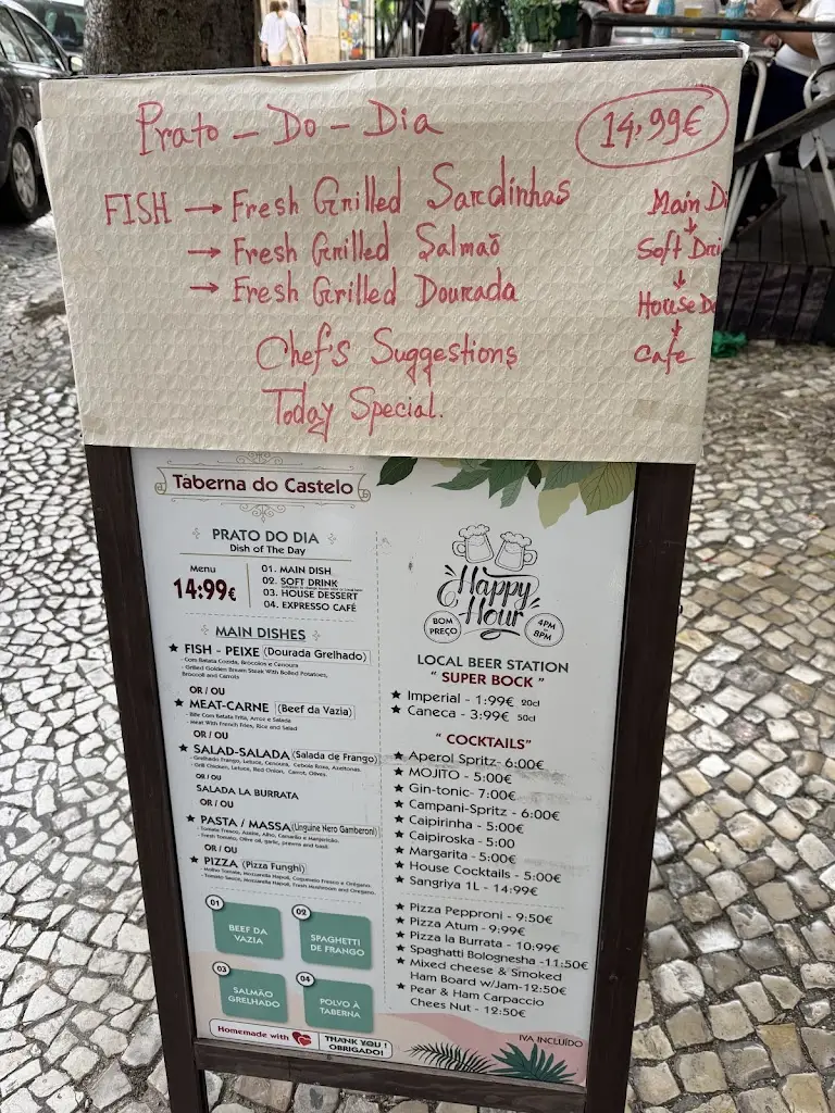 Menu_Taberna Do Castelo_Castelo (Lisbon)_immagine_1