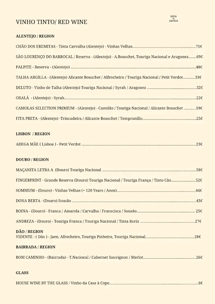 Menu_Gosta do Castelo Brunch & Dinner_Castelo (Lisbon)_immagine_2