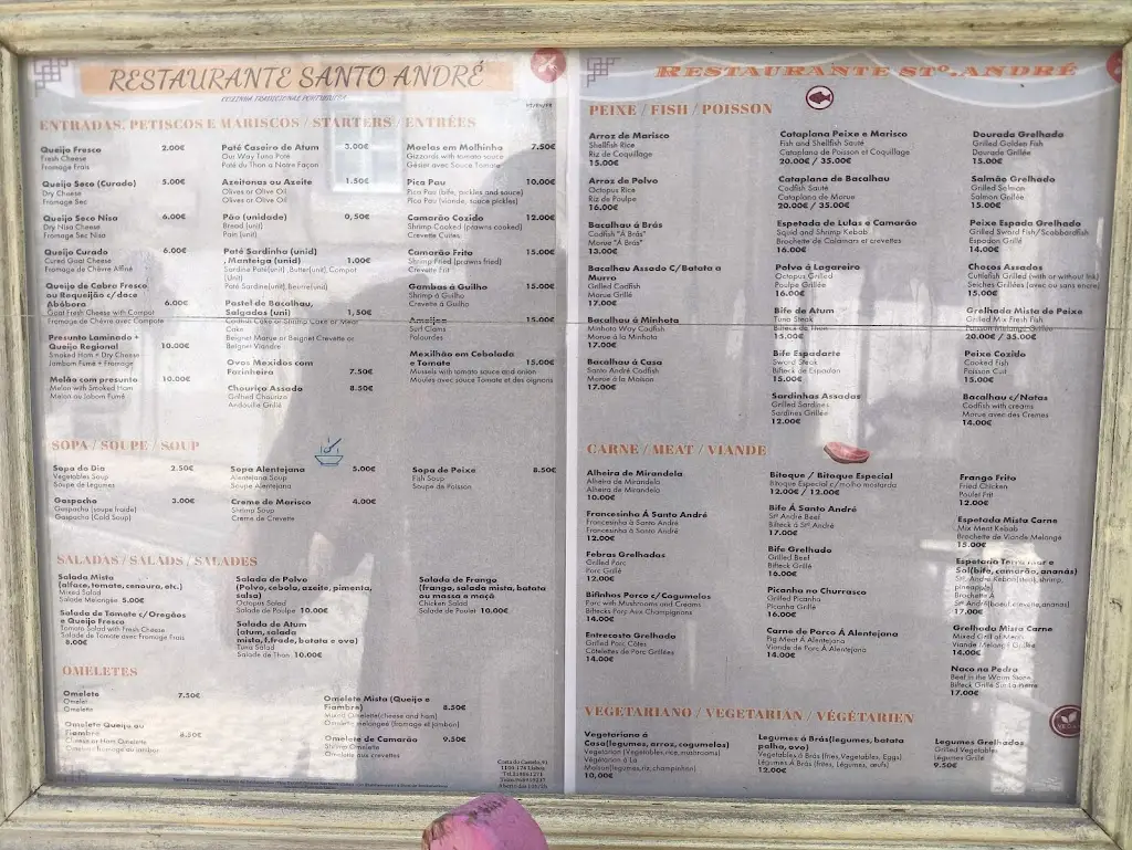 Menu_Santo André_Castelo (Lisbon)_image_1