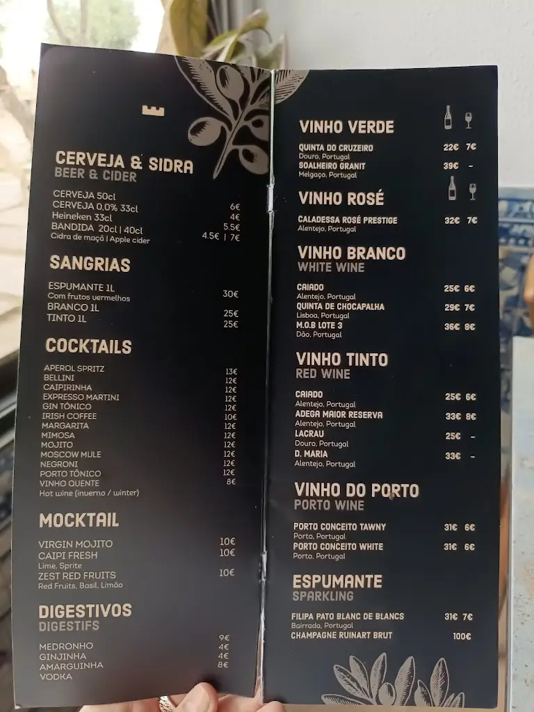 Menu_1147 Restaurante - Castelo de São Jorge_Castelo (Lisbon)_imagen_2