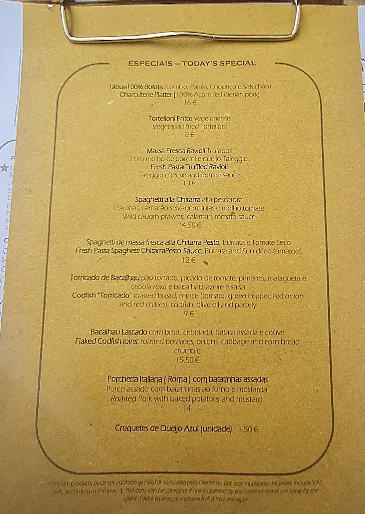 Menu_Taberna Clandestina Cascais_Cascais_image_4