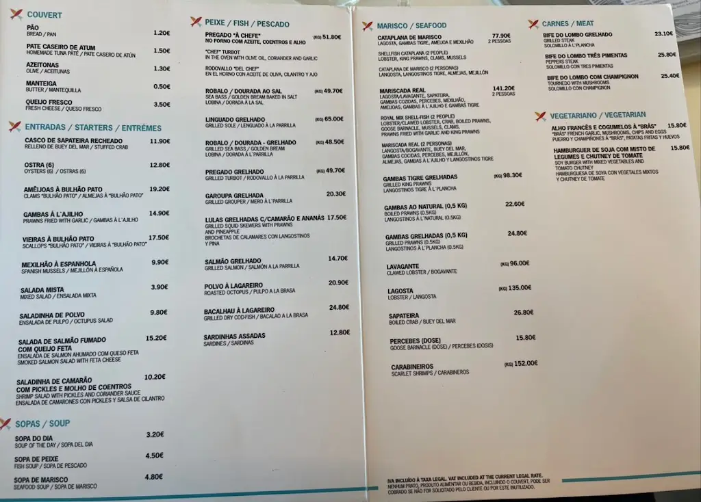 Menu_Baía do Peixe - Cascais_Cascais_immagine_3