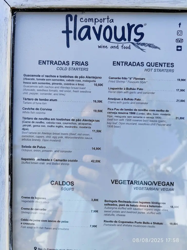 Menu_Comporta Flavours_Carvalhal_immagine_3