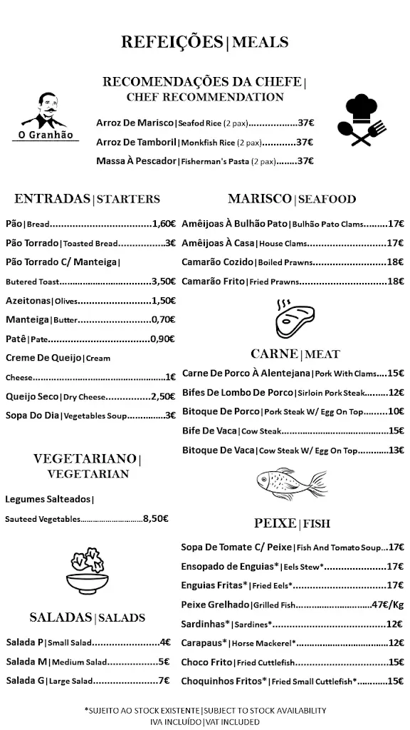 Menu_O Granhão_Carvalhal_immagine_1