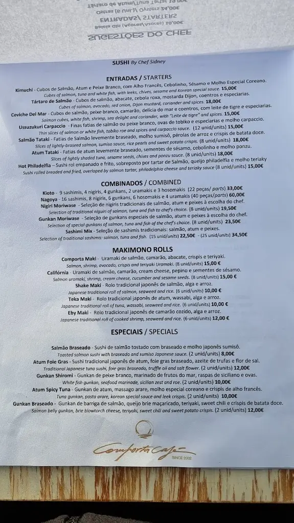 Menu_Comporta Café Beach Club_Carvalhal_immagine_4