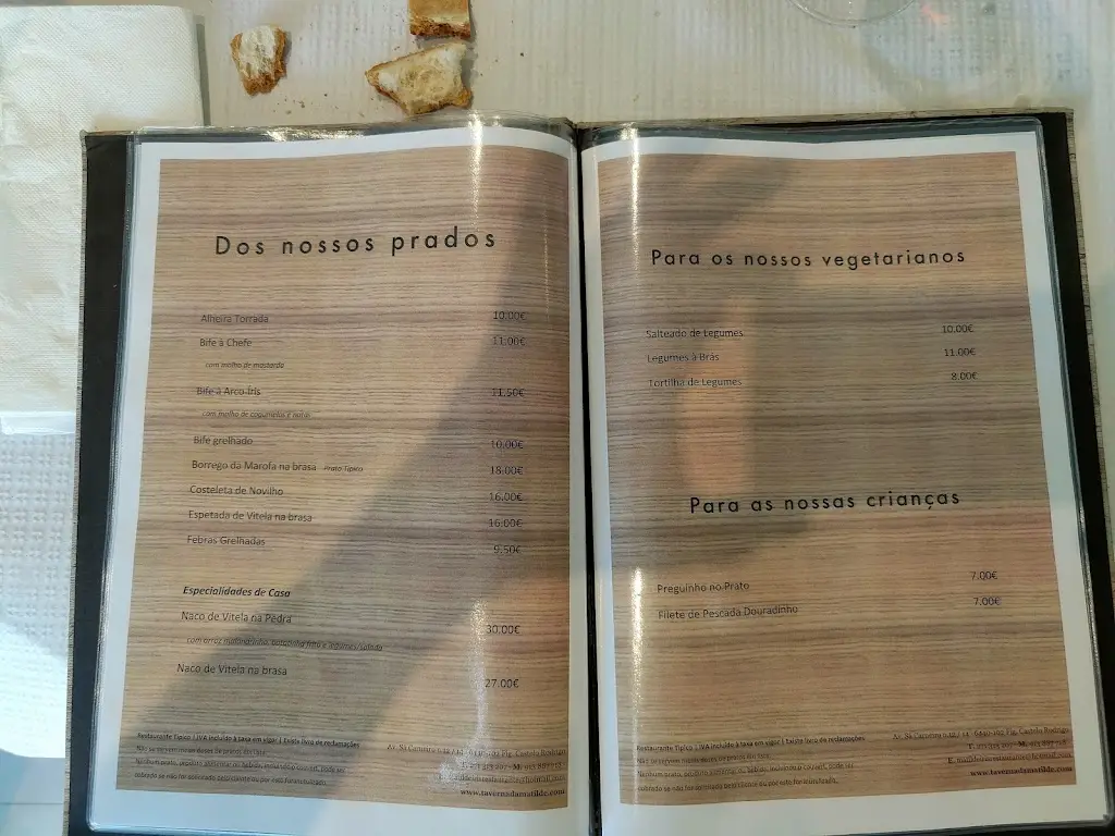 Menu_Taverna da Matilde_Castelo Rodrigo_image_1