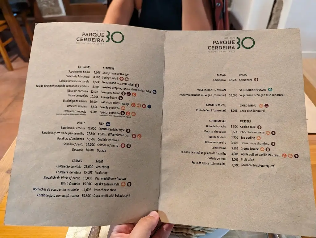 Menu_Restaurante Cerdeira_Cerdeira_immagine_4
