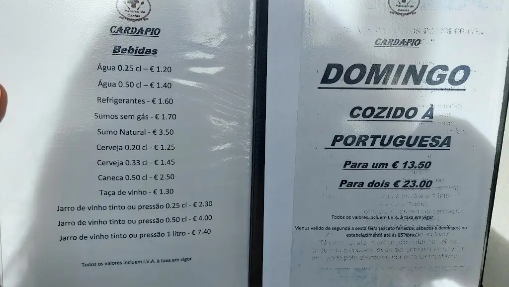 Menu_Churrasqueira Restaurante Paraíso de - Caxias_Caxias_imagen_1