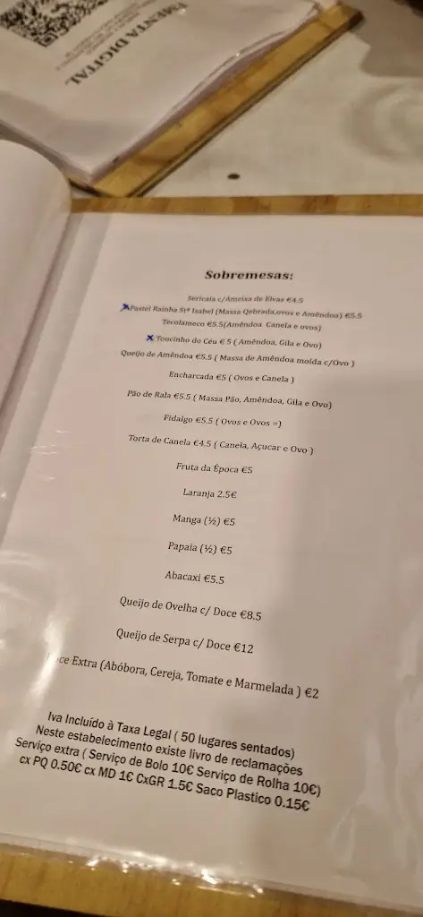 Menü_O Galito_Carnide_Bild_2