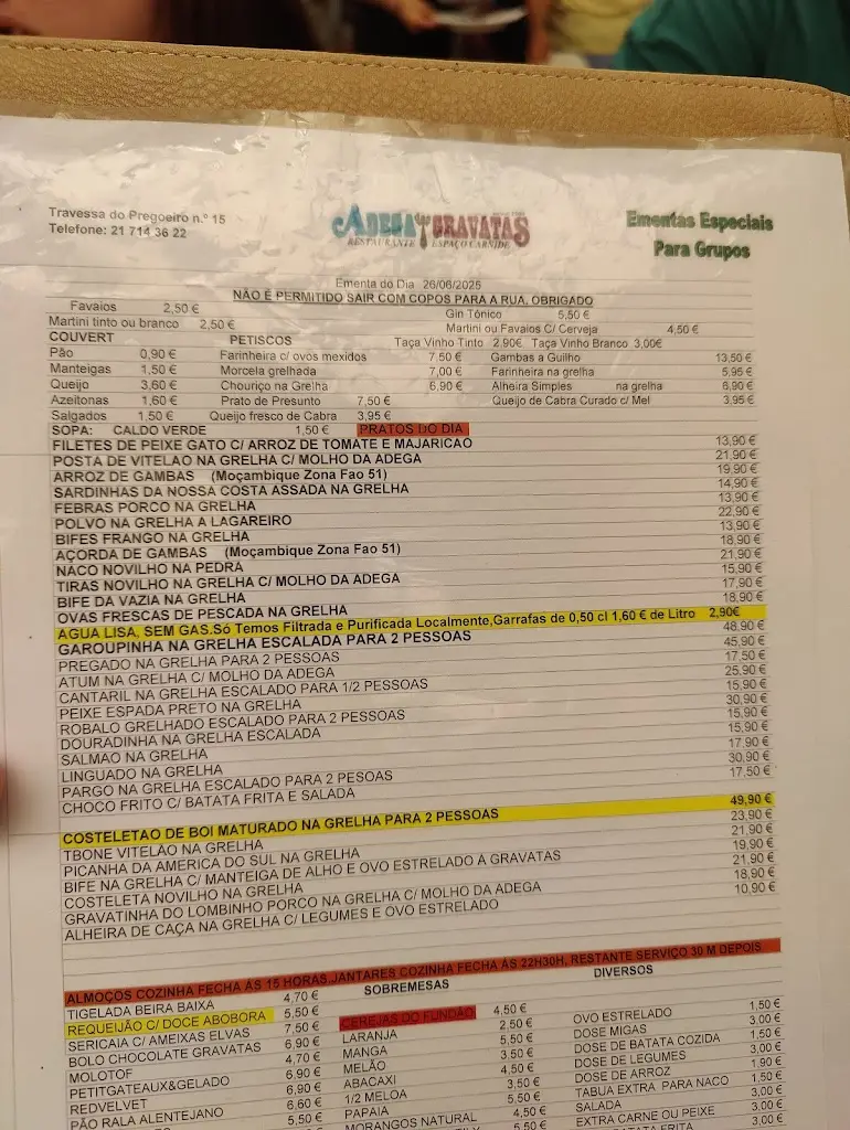 Menu_Adega das Gravatas_Carnide_immagine_3