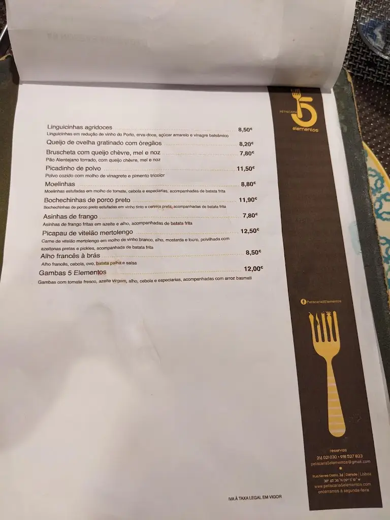 Menu_Petiscaria 5 Elementos_Carnide_immagine_3