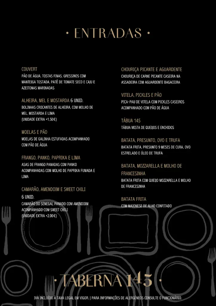Menu_Taberna 145_Águeda_immagine_2
