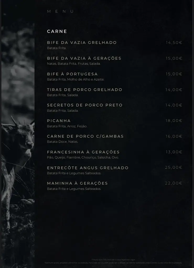 Menu_Restaurante Gerações_Cheleiros_immagine_2