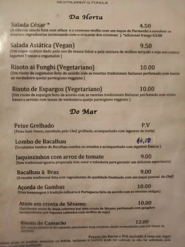 Menu_Restaurante Altair_Cruz Quebrada - Dafundo_immagine_2