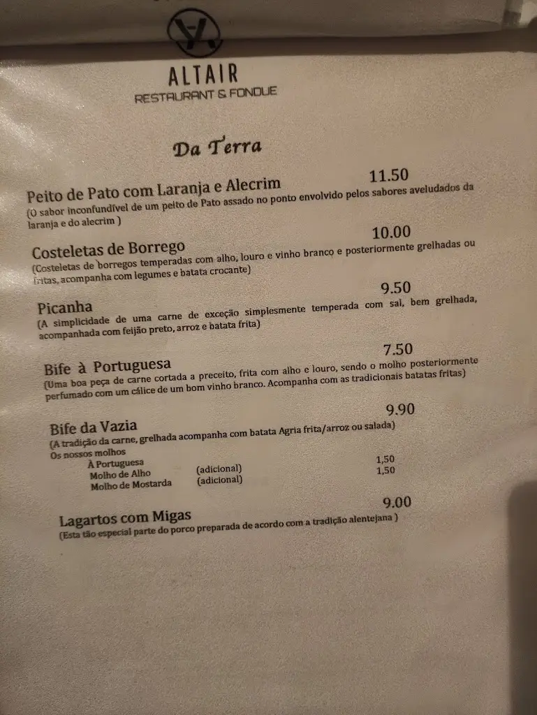 Menu_Restaurante Altair_Cruz Quebrada - Dafundo_immagine_3