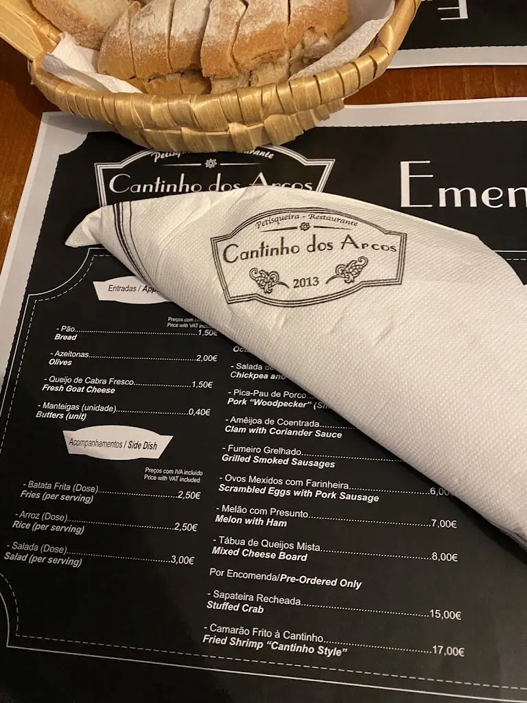 Menu_Cantinho dos Arcos_Cótimos_immagine_4