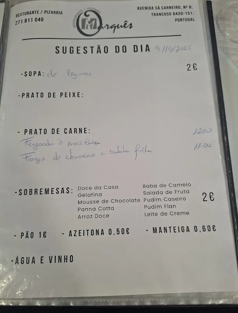 Menu_O Marquês_Cótimos_immagine_1