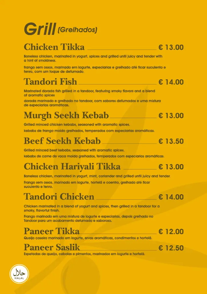 Menu_OLIVE RESTAURANT ( HALAL حلال )_Custoias_immagine_3