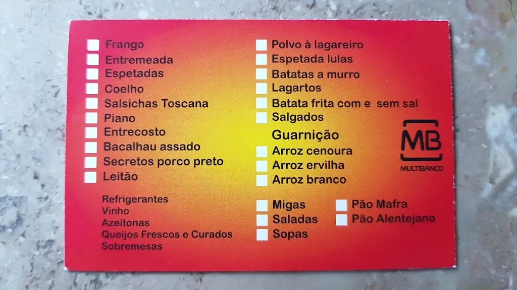 Menu_Churrasqueira Mercado da Encarnação Sul_Encarnação_immagine_1