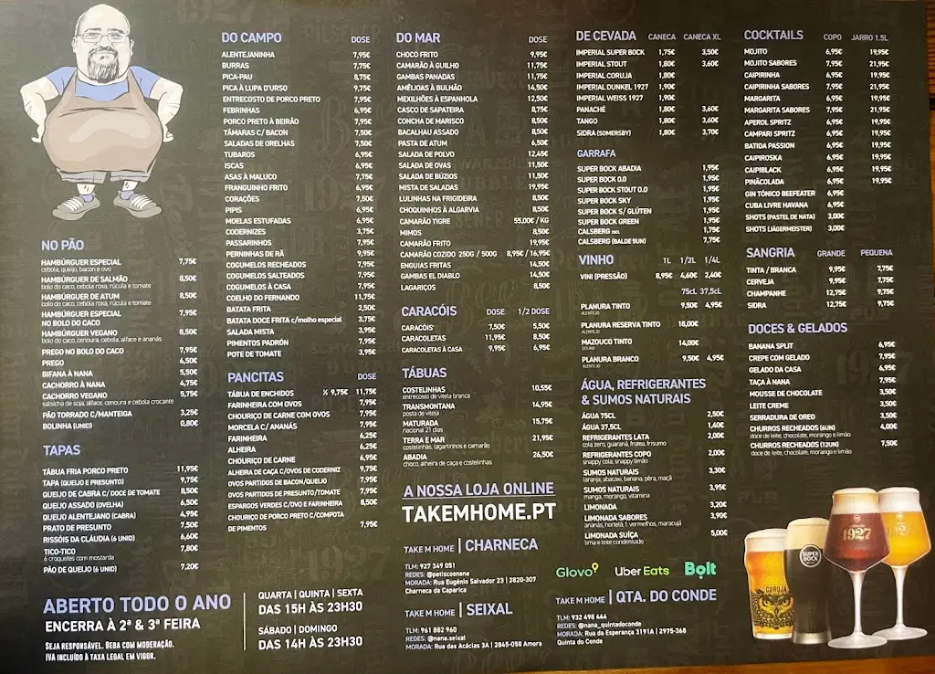 Menu_Nana Petiscos_Charneca_immagine_1